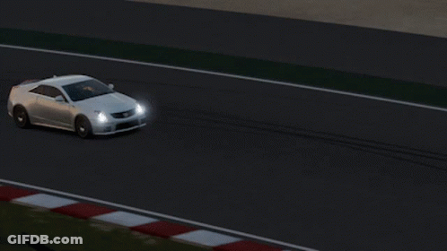 A Silver Car With A Triangle On The Roof GIF