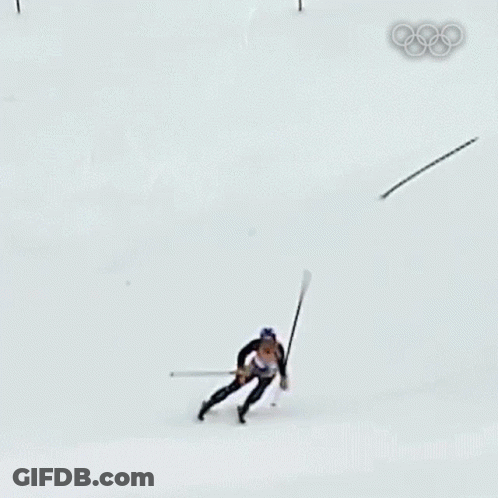 A Skier Wearing A Number 2 On His Bib GIF