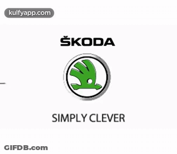 A Skoda Logo That Is Simply Clever GIF