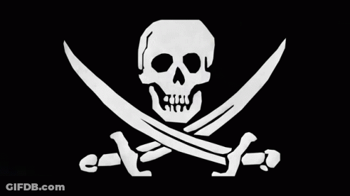 Skull And Crossed Swords Drop Alliances GIF