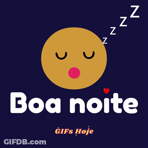 A Sleeping Face With The Words Boa Noite In White Letters GIF