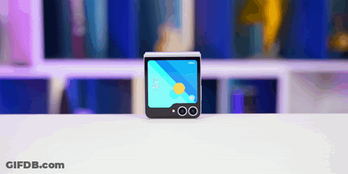 A Smart Phone Displays The Time Of 12:58 On Its Screen GIF