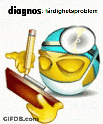 A Smiley Face With A Doctor 'S Hat And Glasses Is Holding A Pencil GIF