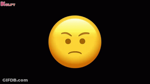 A Smiley Face With The Letters $ ! # & % # On It GIF