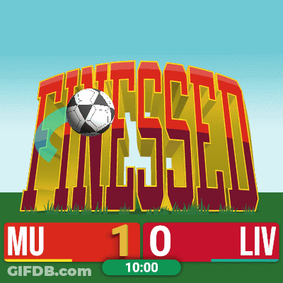 A Soccer Ball Is Flying Over The Word Chicago GIF