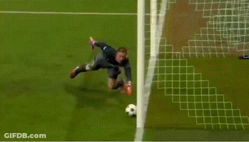 A Soccer Field With The Word Hyundai On The Side GIF