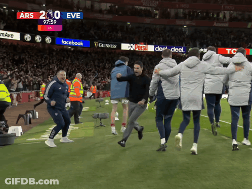 A Soccer Game Between Ars And Eve Is Going On GIF