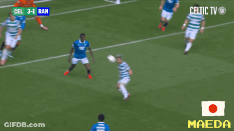 A Soccer Game Between Celtic And Ran Is Being Broadcast On Celtic Tv GIF