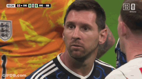A Soccer Game Between England And Argentina Is Being Shown On Dazn GIF