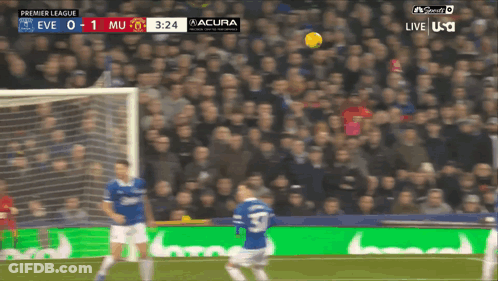 A Soccer Game Between Eve And Mu Is Being Broadcast Live On Nbc Sports GIF