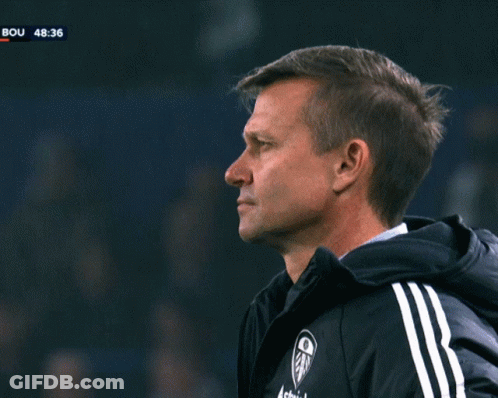 A Soccer Game Between Leeds United And Afc Bournemouth Is Being Played GIF