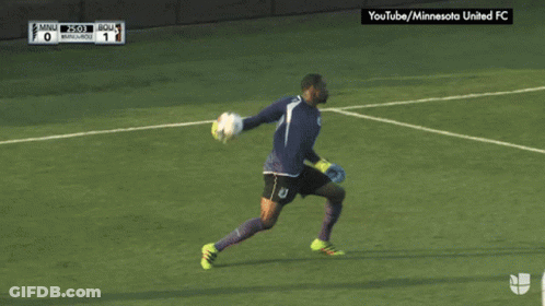 A Soccer Game Between Minnesota United And Aqua Is Being Shown On Youtube GIF