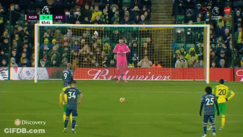 A Soccer Game Between Nor And Ars Is Being Broadcast On Discovery GIF