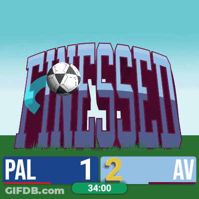 A Soccer Game Between Pal And Av Is Being Played GIF
