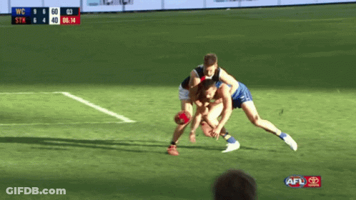 A Soccer Game Between Wc And Stx Is Being Shown On A Television Screen GIF
