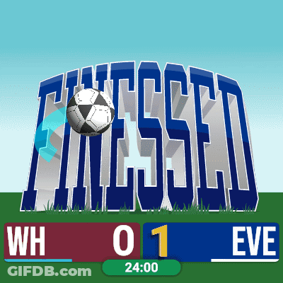 A Soccer Game Between White And Eve Is Being Played GIF