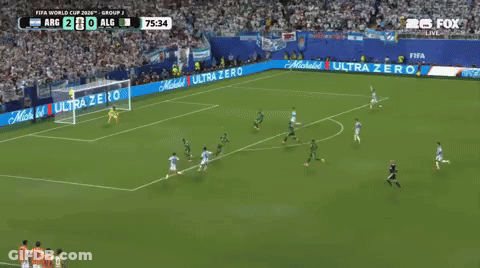 A Soccer Game Is Being Broadcast On Fox Live GIF