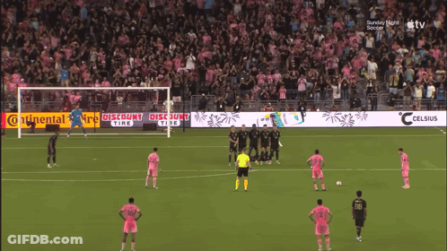 A Soccer Game Is Being Broadcasted On Apple Tv GIF