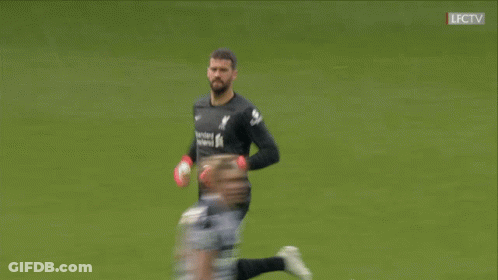 A Soccer Game Is Being Broadcasted On Lfctv GIF