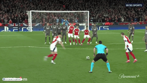 A Soccer Game Is Being Broadcasted On Paramount Plus GIF