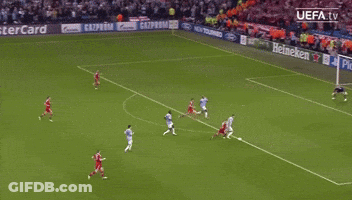 A Soccer Game Is Being Broadcasted On Uefa.tv GIF