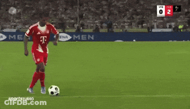 A Soccer Game Is Being Played And The Score Is 02 GIF