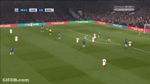 A Soccer Game Is Being Played And The Score Is 2 To 0 GIF