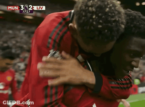 A Soccer Game Is Being Played And The Score Is 3 2 Liv GIF
