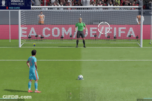 A Soccer Game Is Being Played Between Venhola And Vodka Jis Fc GIF