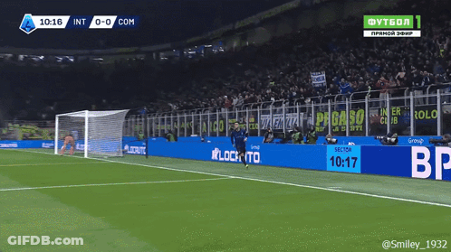 A Soccer Game Is Being Played In A Foreign Language GIF