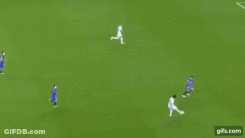 A Soccer Game Is Being Played In A Stadium Sponsored By Heineken Pepsi And Hotels.com GIF
