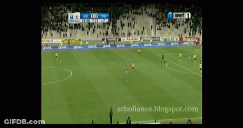 A Soccer Game Is Being Played In A Stadium Sponsored By Xsport GIF