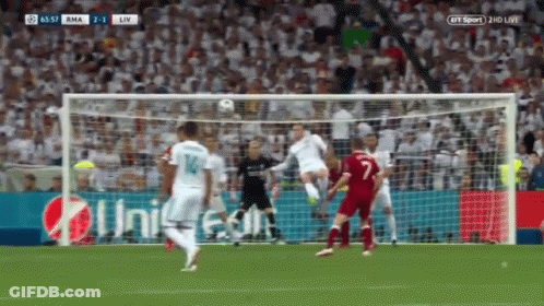A Soccer Game Is Being Played In Front Of A Bt Sport Sign GIF