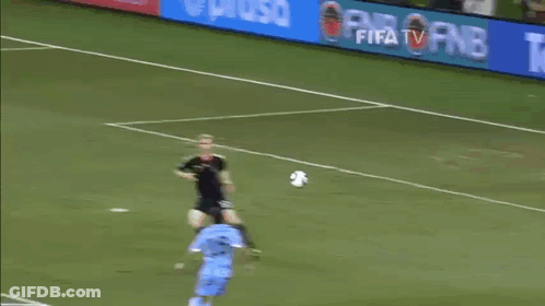 A Soccer Game Is Being Played In Front Of A Nb Fnb And Telkom Banner GIF