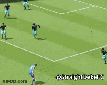 A Soccer Game Is Being Played In Front Of A Twitch Tv Banner GIF