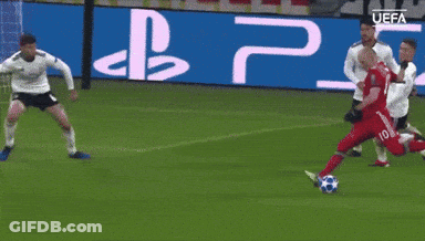 A Soccer Game Is Being Played In Harzburg GIF