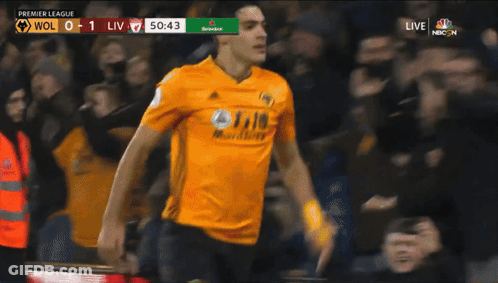 A Soccer Game Is Being Played In The Premier League And The Score Is 1 To 7 GIF