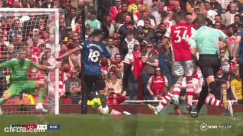 A Soccer Game Is Being Played On A Bt Sport Hd Live Channel GIF