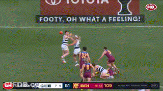 A Soccer Game Is Being Played On A Field With An Ad For Toyota In The Background GIF