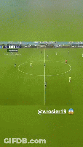 A Soccer Game Is Being Played On A Field With The Name Rosier19 On The Bottom Right GIF