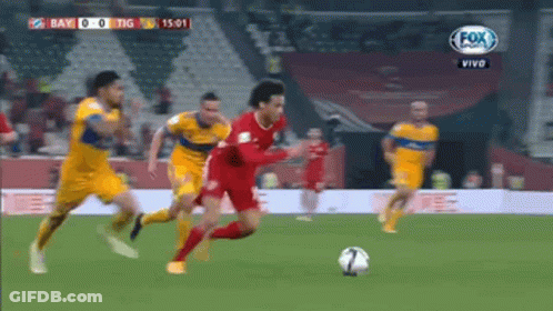 A Soccer Game Is Being Played On Fox Live GIF
