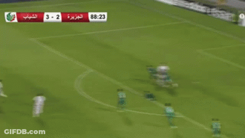 A Soccer Game Is Being Played With A Barclays Advertisement In The Background GIF