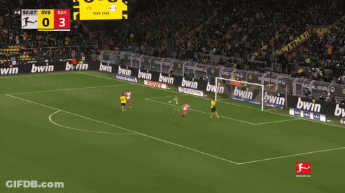 A Soccer Game Is Being Played With Bwin Ads On The Sidelines GIF