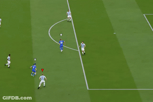 A Soccer Game Is Being Played With The Words What A Save At The Bottom GIF