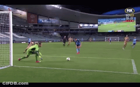 A Soccer Game Is Being Shown On Fox Channel GIF