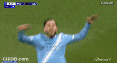 A Soccer Game Is Being Shown On Paramount GIF