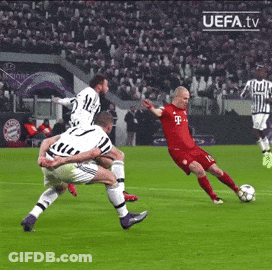 A Soccer Game Is Being Shown On Uefa Tv GIF