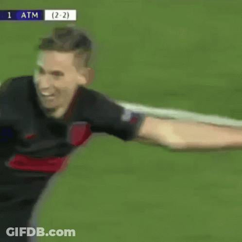 A Soccer Game Is Underway And The Score Is 2-2 GIF
