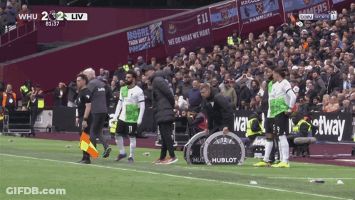 A Soccer Game Is Underway And The Score Is 2 To 2 Liv GIF