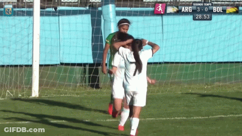 A Soccer Game Is Underway And The Score Is 3-0 Bol GIF